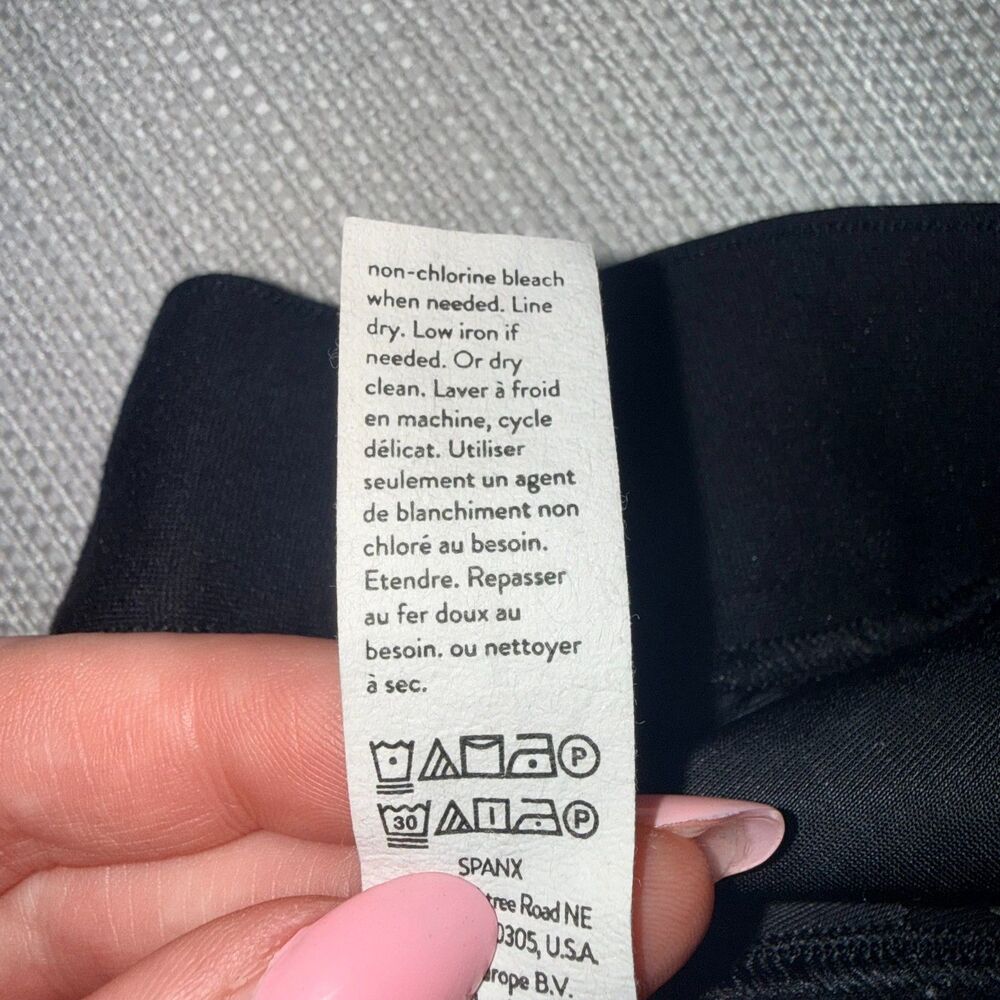 Spanx Ponte Wide Leg Cropped Pant - Black S - Picture 6 of 6